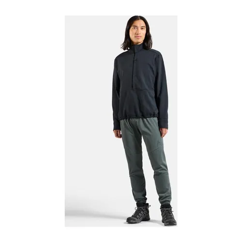 Odlo Grid Fleece 1/2 Zip Herren - Funktionsjacke für Wintersport - Die Odlo Grid Fleece 1/2 Zip Funktionsjacke für Herren bietet optimale Wärme und Bewegungsfreiheit, perfekt für alle Wintersport-Aktivitäten.