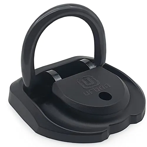 urban UR55 Bodenanker Höchster Sicherheit, Gründlich Getestet, Speziell Gehärteter Stahl Schwenkschäkel, Exklusives Hochwertiges Design, 4 Ankerpunkte, Wandanker Bodenanker Motorrad Roller Fahrrad