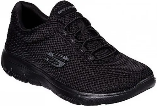 Skechers Damen Summits Sneaker - Schwarz, 41 EU - Damen-Sneaker aus hochwertigem Material, ideal für Komfort und Stil im Alltag.