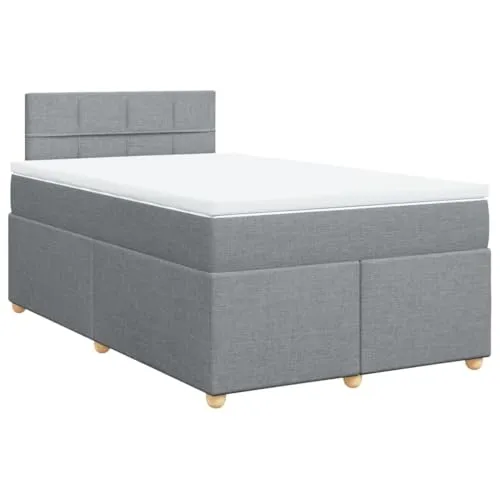 vidaXL Boxspringbett mit Matratze 120x200 cm von vidaXL