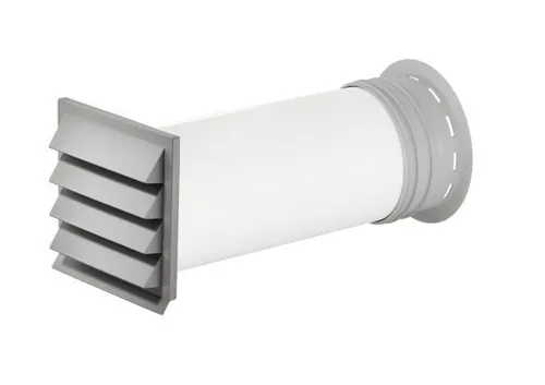 P-K-Klima-R 150 Mauerkasten, hellgrau