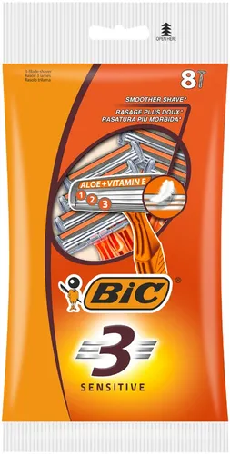 BIC Einwegrasierer 3 Sensitive für Männer 8er Pack von BIC