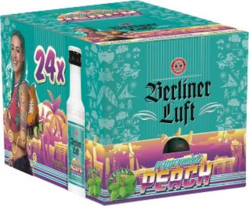 Berliner Luft Peppermint Peach Pfefferminzlikör 24 x 0,02l (im Würfel)