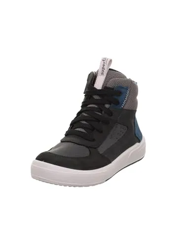 Superfit Maverick grau/blau (2000) 33 - Hochgeschnittener Sneaker für aktive Jungen, wasserdicht mit Sympatex-Membran und warmem Fleecefutter, ideal für den Alltag und Abenteuer.