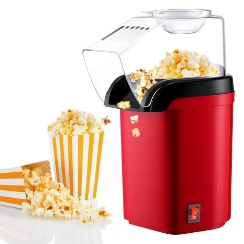 Heißluft Popcornmaschine Mini – 1200W ohne Öl