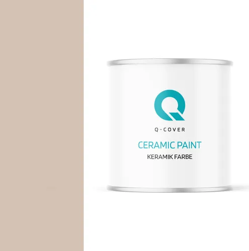 Keramik Farbe | Mandel 2 L | Wandfarbe | Innenfarbe | Abwaschbar | Klasse 1 Mattfarbe Deckenfarbe Scheuerfest Küche