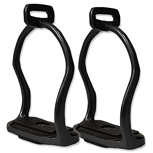 WALDHAUSEN Island Steigbügel Alu, schwarz