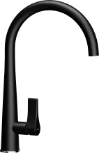 GOTA Schwarz (521000S) Festauslauf mit Hochdruck und 360° Schwenkbereich - Armaturen mit Hochdruck-Festauslauf, ideal für effizientes Arbeiten in der Küche dank 360° Schwenkbereich.