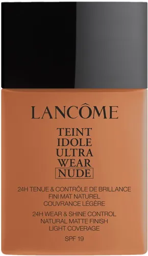 Lancôme Teint Idole Ultra Wear Nude 10 Praline - Flüssige Foundation - Make-up für jeden Hauttyp mit langanhaltendem, natürlich mattem Finish. Wasserfest und schweißresistent für einen makellosen Look bis zu 24 Stunden.
