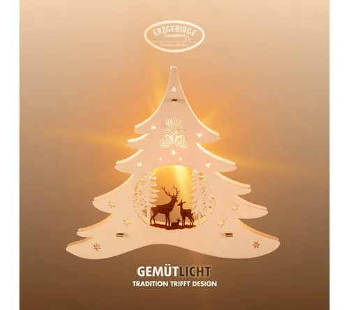 Fensterbild Tannenbaum 