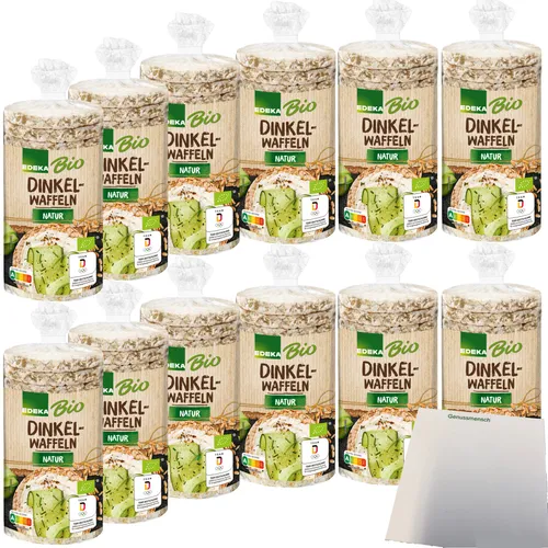 Edeka Bio Dinkelwaffeln natur VPE 12x120g Packung usy Block von EDEKA