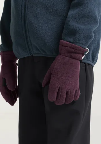 Jack Wolfskin Fleecehandschuhe FLEECE GLOVE K - Handschuhe für Kinder, warm und atmungsaktiv mit strapazierfähigem PU an der Handinnenfläche für optimalen Grip.
