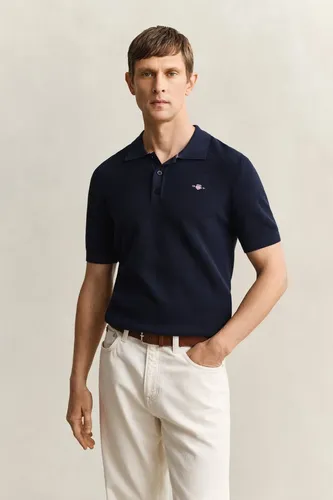 Gant Poloshirt MICRO TEXTURED COTTON Regular Fit - Stylisches Poloshirt aus hochwertigem Baumwoll-Jersey für angenehmen Tragekomfort. Ideal für Freizeit und Sport, bietet der Polokragen zusätzlichen Schutz. Vielseitig kombinierbar für jeden Anlass!