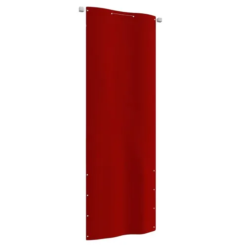 vidaXL Balkonsichtschutz Rot 80x240 cm von vidaXL