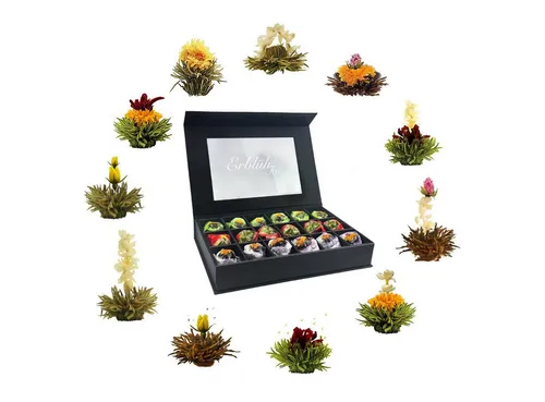Creano 18er Teeblumen Geschenkset von Creano