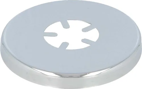 tecuro Schubrosette (1/2) Ø 22 mm x Ø 61 mm x Höhe 20 mm, Messing verchromt