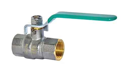 Hermann Schmidt Kugelhahn DVGW Kugelhahn für Trinkwasser, IG-IG mit langem Hebel ohne Entleerung