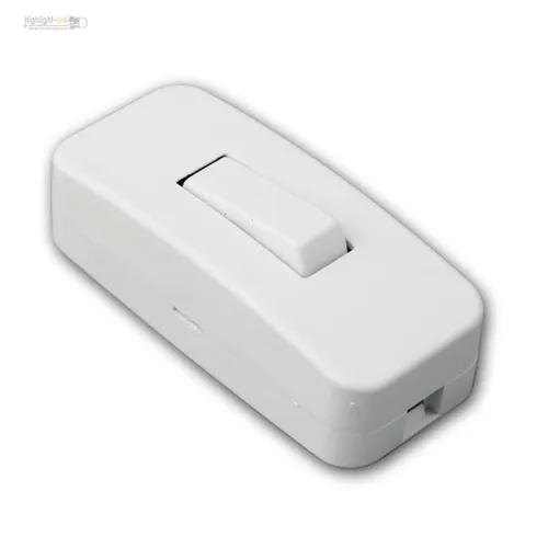 Zwischenschalter Schnurschalter Lampenschalter weiß TOP