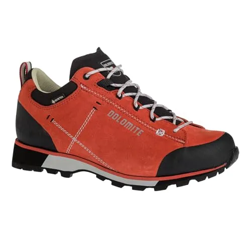 Dolomite Shoe W's 54 Hike Low Evo GTX - Damen Wanderschuh in Paprika Rot - Wanderschuhe mit wasserdichtem GORE-TEX Futter und ergonomischer Passform speziell für Damen, ideal für längere Trekkingtouren.