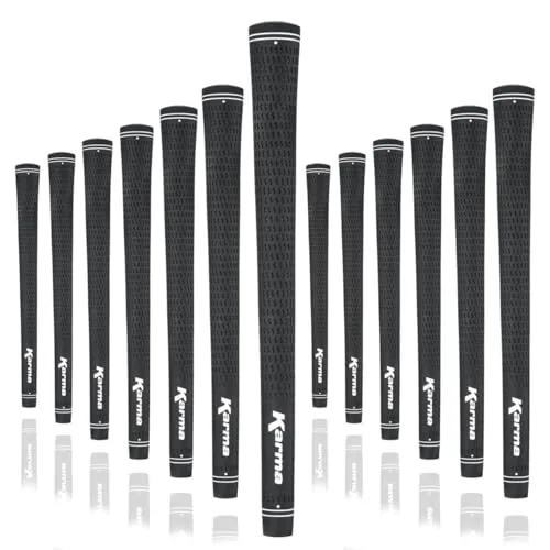 Produktbild Karma Velour Midsize Black Piece Golf Grip Bundle