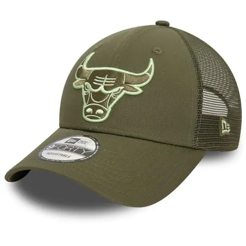 New Era 9Forty Mesh Trucker Cap - NBA Chicago Bulls Oliv - Hüte & Mützen, stylische Trucker Cap mit sportlichem NBA Chicago Bulls Design – perfekt für Freizeit und Sommeraktivitäten.