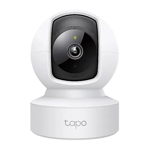 Tapo C202 - 360° WLAN Überwachungskamera - Überwachungskamera mit 1080P HD, Bewegungsverfolgung und Nachtsicht. Flexible Ethernet/Wi-Fi-Verbindung und Zwei-Wege-Audio für optimale Sicherheit.