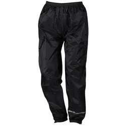 Nerve Easy Regenhose, Schwarz, S - Motorradhosen, 100% wasserdicht dank verschweißter Nähte und mit Reflexstreifen für optimale Sichtbarkeit bei Regen.