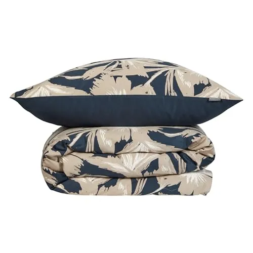 Schiesser Bettwäscheset Artistic 2-teilig | Floral | 135x200cm - Bettwäsche-Set aus 100% Baumwollsatin, Oeko-Tex zertifiziert, mit luxuriösem Glanz und weichem Griff, ideal für Allergiker und pflegeleicht bis 60°C.