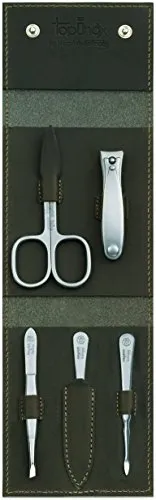 Niegeloh - Havanna L - 5-tlg. Maniküre-Set in hochwertigem Leder-Etui