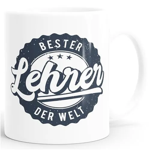 MoonWorks® Kaffee-Tasse Beste(r_t_(style_variation)) (style_variation) der Welt Geschenk-Tasse Weiss unisize