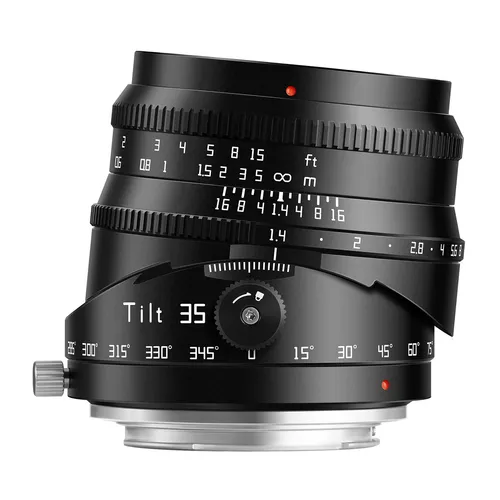 TTArtisan 35 mm TILT F1.4 - Neigungsobjektiv für Canon EOS-RF - Kamera-Objektive mit ±8 mm Neigungsfunktion und F1.4-Blende, ideal für kreative Effekte und Miniaturwelten, aus robustem Metall gefertigt.