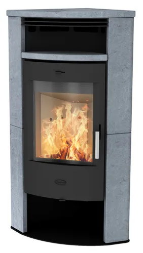 Fireplace Eckkaminofen Malta Speckstein 6kW