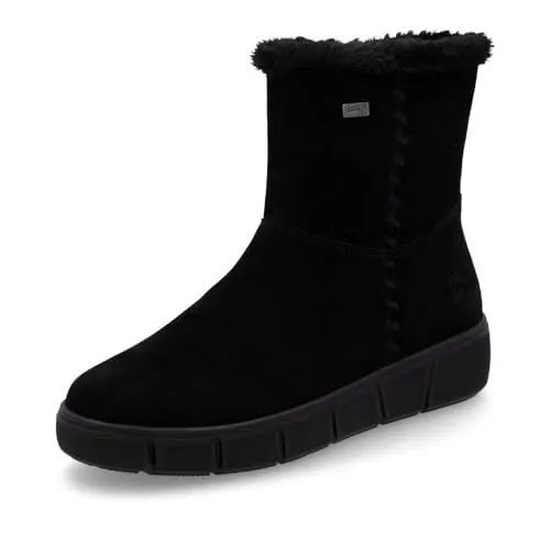 Remonte Damen Winterstiefel D1T75 - Wasserabweisende Winterschuhe mit herausnehmbarer Innensohle - Wanderschuhe mit remonteTEX-Membran für optimalen Nässeschutz und Kälteschutz, ideal für kalte Tage. Extra soft und schockabsorbierend, perfekt für individuelle Einlagen.