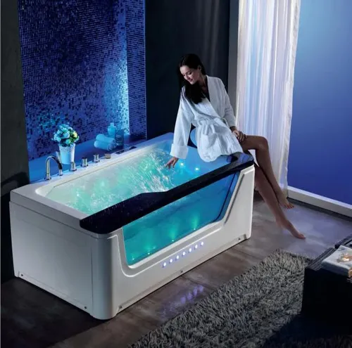 Whirlpool Adelaide Badewanne 170x90 - Sofort Lieferbar - Indoor Whirlpool mit Vollausstattung, rechteckig und aus hochwertigem Acryl, ideal für entspannende Momente in Ihrem Badezimmer.