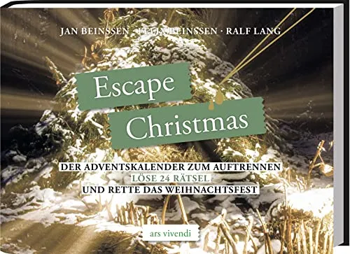 Escape Christmas: Der interaktive Adventskalender zum Auftrennen - Löse 24 Rätsel und rette das Weihnachtsfest! Ein spannendes Escape-Abenteuer für die ganze Familie.: