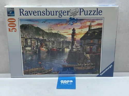 Ravensburger Puzzle 500 Teile Morgens im Hafen  Neu OVP 150458