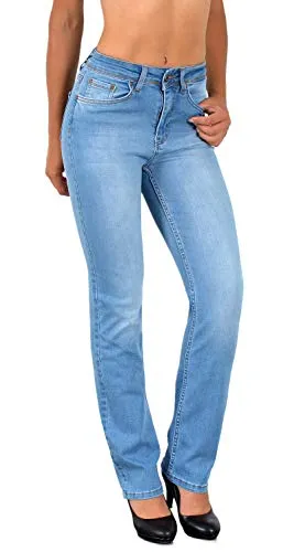 ESRA Damen Straight Fit Jeans – Hochwertige Jeanshose mit geradem Schnitt bis Größe 54 - Entdecken Sie die ESRA Damen Straight Fit Jeans mit komfortablem High Waist und Stretch-Anteil für optimale Passform. Ideal für den Alltag und in vielen Farben erhältlich. Perfekt kombinierbar für jeden Anlass!