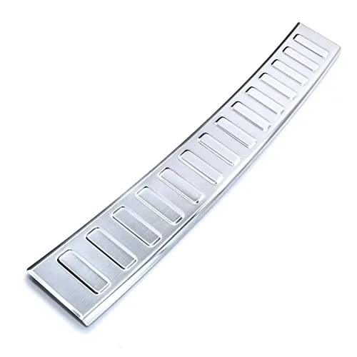 tuning-art BL974 Ladekantenschutz mit Abkantung passend für Jeep Renegade 2014-, Farbe:Silber