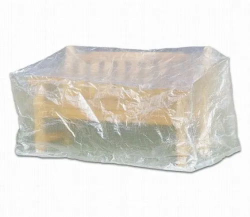 Fachhandel Plus Schutzhülle Gartenbank Mellum EuroLine 160 × 75 × 78 cm – wetterfeste Bankhülle aus PE-Gewebe, Wasserabweisende Abdeckung für 3-Sitzer Gartenbank