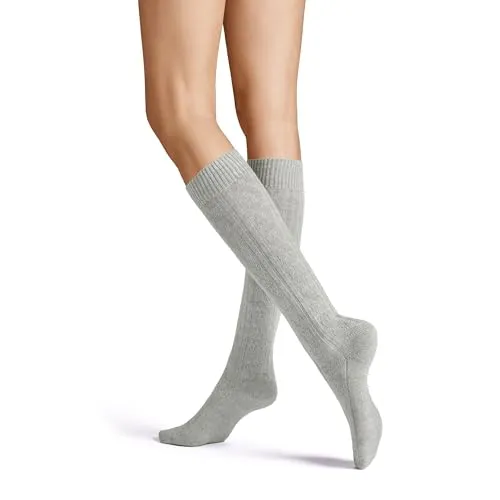 Hudson Damen Kniestrümpfe Winter Plait rutschfest