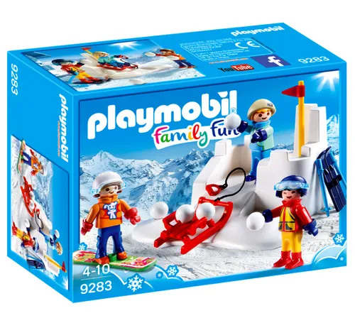Produktbild PLAYMOBIL 9283 Schneeballschlacht Winter Weihnachten Geschenk Christmas SELTEN