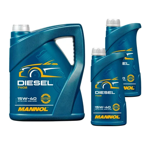 Liter MANNOL 15W-40 DIESEL Motoröl API CH-4/SN ACEA A3/B4 VW MB MAN 7