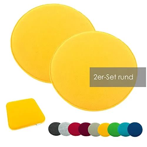 Sitzpolster Gelb von Heimtexland