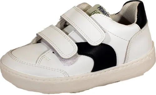 Primigi Pun 19200 Sneaker - Bianco-Nero, 32 EU - Sneaker mit hochwertigem Leder-Obermaterial und bequemem Textil-Innenfutter, ideal für aktive Kinder.