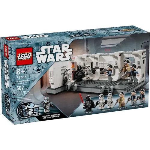 LEGO 75387 Das Entern der Tantive IV – Star Wars Set - Spannendes LEGO Star Wars Set mit 502 Teilen, ideal für kreative Baumeister ab 8 Jahren. Enthält 7 Minifiguren für actionreiche Abenteuer im Weltraum.