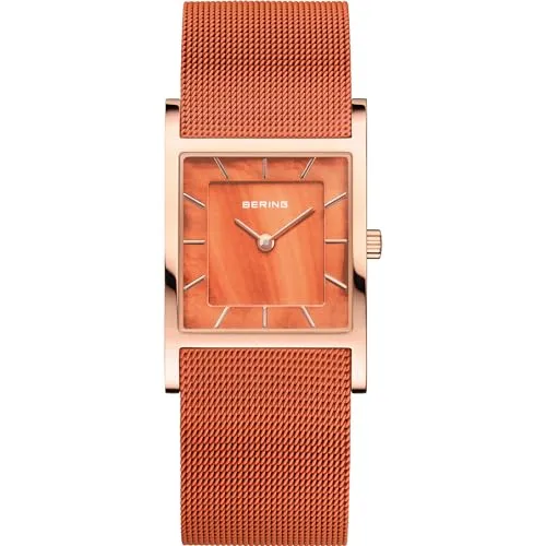 Bering Quarzuhr Classic in orange von BERING