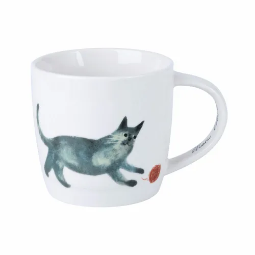Maxwell & Williams Becher Feline Friends - Ball Of Yarn, Tasse, Porzellan 400 ml