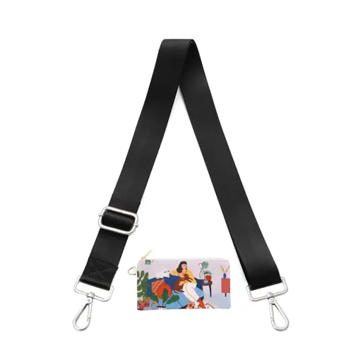 Senral Verstellbarer Schultergurt 3.8cm Breiter Taschengurt Bunter Handtaschen Schulterriemen Taschengurte Zum Wechseln 80-140cm Schultergurt für Damen Taschen DIY Zubehör