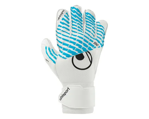 uhlsport Torwarthandschuhe FM Cybertec Soft Pro - Hochwertige Torwarthandschuhe für Fußball, Größe 11, mit optimalem Grip dank 68% Latexanteil, ideal für den sicheren Halt im Spiel.