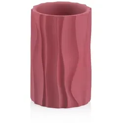 Becher Merida Polyresin himbeerrot 10,5cm 7,0cmØ